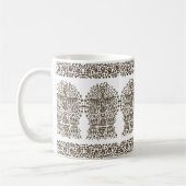 Oude legende: Reuzenvogel en Tribal Tenten Koffiemok (Links)