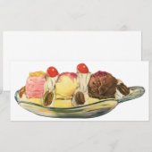 Oude lekkernijen bananensplit-kersen (Voorkant / Achterkant)