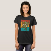 Oude Lelie Bloem T-shirt (Voorkant volledig)