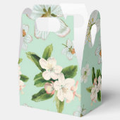 Oude lente bloesem bloemenpatroon bedankdoosjes (Geopend)