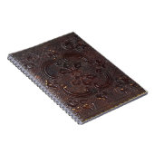 Oude Leren Boek Notitieboek (Rechterzijde)