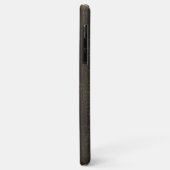 Oude leren kruisprint Case-Mate iPhone case (Achterkant/links)