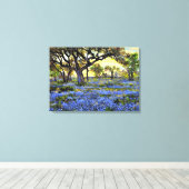 Oude levende eik- en blauwebels - Onderdonk-kunst Canvas Afdruk (Insitu (Houten vloer))