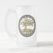 Oude levensboom matglas bierpul (Links)