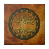 Oude levensboom tegeltje (Voorkant)