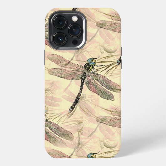 Oude Libelle Afdruk  iPhone Hoesje (Achterkant)