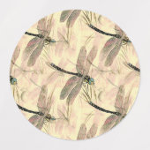 Oude Libelle Afdruk Labels (Design 1)