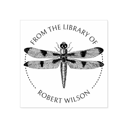 Oude Libelle Boek Uit de Bibliotheek Van Rubberstempel (Afrduk)
