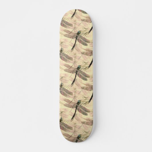 Oude Libelle Print  Persoonlijk Skateboard (Voorkant)