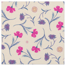 Oude Liberty Bloemen Tekening Cute Meisjesachtig B Stof