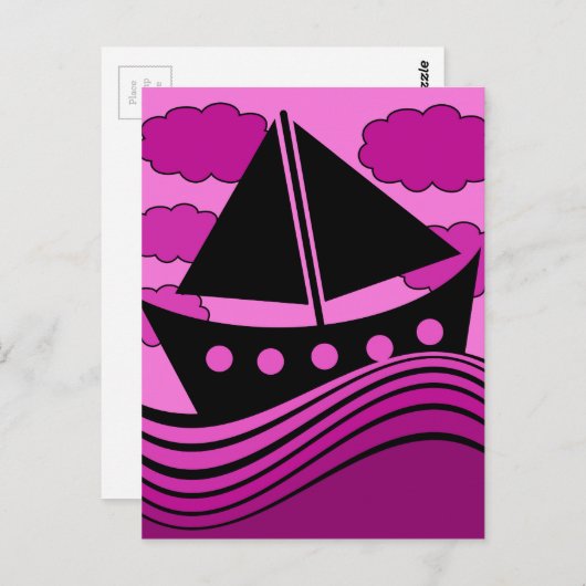 Oude liefde briefkaart (Voorkant / Achterkant)