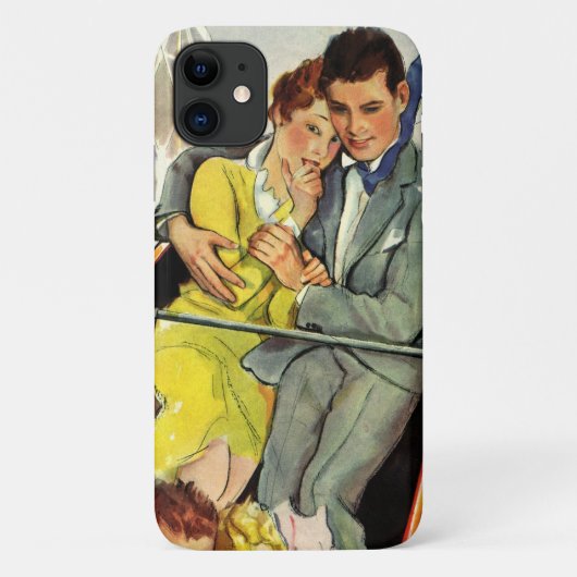 Oude liefde en romantiek, achtbaanrit Case-Mate iPhone case (Achterkant)
