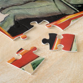 Oude liefde en romantiek, achtbaanrit legpuzzel (Zijkant)