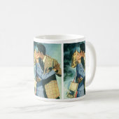 Oude liefde en romantiek, kerstdans koffiemok (Voorkant rechts)