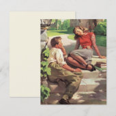 Oude liefde en romantiek, middelbare school gelief (Voorkant / Achterkant)
