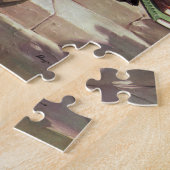 Oude liefde en romantiek, middelbare school gelief legpuzzel (Zijkant)