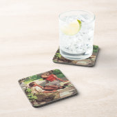 Oude liefde en romantiek, middelbare school gelief onderzetter (Rechterzijde)