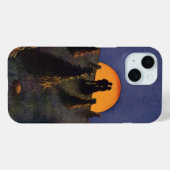 Oude liefde en romantiek, oogstmaan kus Case-Mate iPhone case (Achterkant (horizontaal))