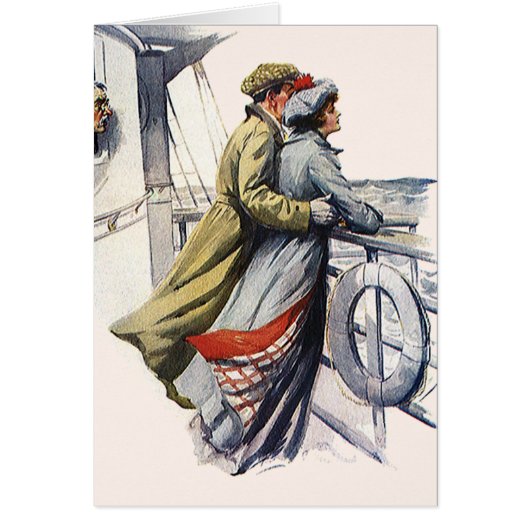 Oude liefde en romantiek, pasgetrouwden op cruises (Voorkant)