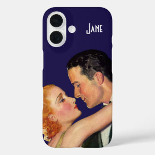Oude liefde en romantiek, retro Hollywood-films iPhone 16 Hoesje