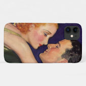 Oude liefde en romantiek, retro Hollywood-films Case-Mate iPhone Case (Achterkant (horizontaal))