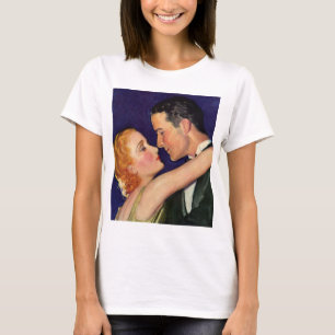Oude liefde en romantiek, retro Hollywood-films T-shirt