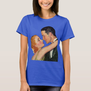 Oude liefde en romantiek, retro Hollywood-films T-shirt
