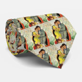 Oude liefde en romantiek, rollercoasterrit stropdas (Opgerold)