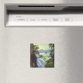 Oude liefde en romantiek, romantisch tropisch uitz magneet (Insitu (Vaatwasser))