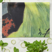 Oude liefde en romantiek, romantische kus theedoek (Gevouwen)