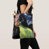Oude liefde en romantiek, romantische kus tote bag (Dichtbij)