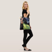 Oude liefde en romantiek, romantische kus tote bag (Op model)