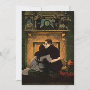 Oude liefde en romantiek, romantische open haard k