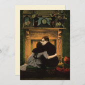 Oude liefde en romantiek, romantische open haard k (Voorkant / Achterkant)