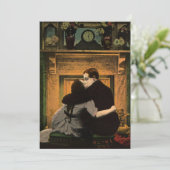 Oude liefde en romantiek, romantische open haard k (Staand voorkant)