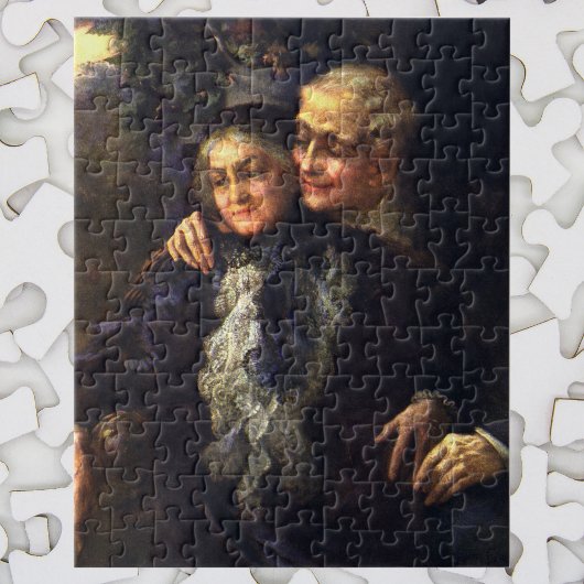 Oude liefde en romantiek, romantische victoriaanse legpuzzel