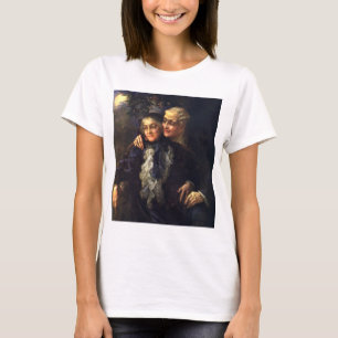 Oude liefde en romantiek, romantische victoriaanse t-shirt