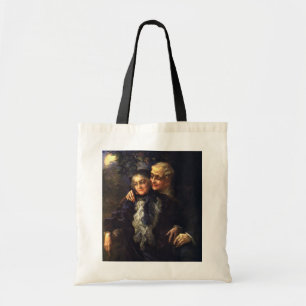Oude liefde en romantiek, romantische victoriaanse tote bag