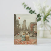 Oude liefde in New York Briefkaart (Staand voorkant)