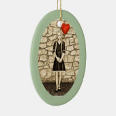 Oude liefde keramisch ornament (Rechts)