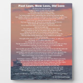 Oude liefde oud liefdesgedicht oceaanschip fotoplaat (Voorkant)