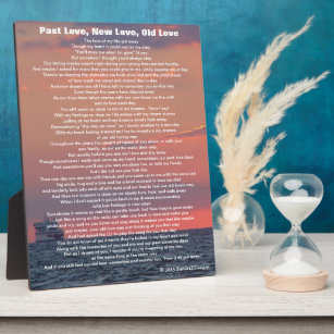 Oude liefde oud liefdesgedicht oceaanschip fotoplaat