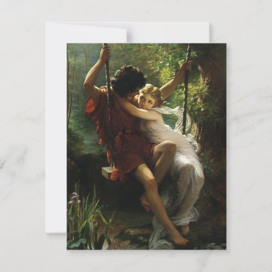 Oude liefde, romantiek, romantisch, bewaar de datu kaart (Voorkant)