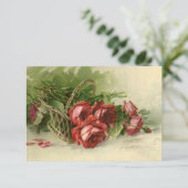 Oude liefde, romantiek, romantisch, save the date kaart (Staand voorkant)