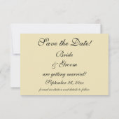 Oude liefde, romantiek, romantisch, save the date kaart (Achterkant)