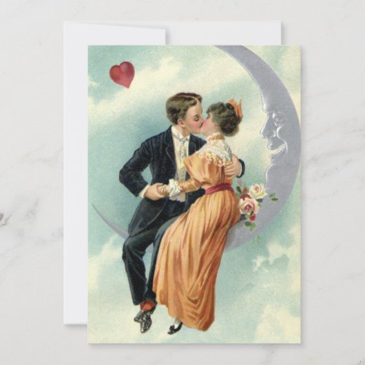 Oude liefde, romantiek, romantisch, save the date kaart (Voorkant)