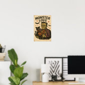 Oude liefde voor Halloween-monsters Poster (Thuiskantoor)