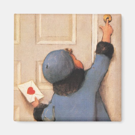 Oude liefdesbrief van Jessie Willcox Smith Magneet (Voorkant)