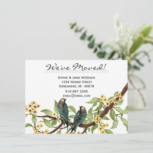 Oude Liefdesduif Jouw Foto Op De Achterkant We Zij Kaart (Staand voorkant)