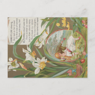 Oude lieflijke onschuldige Valentijn, Kate Greenwa Briefkaart
